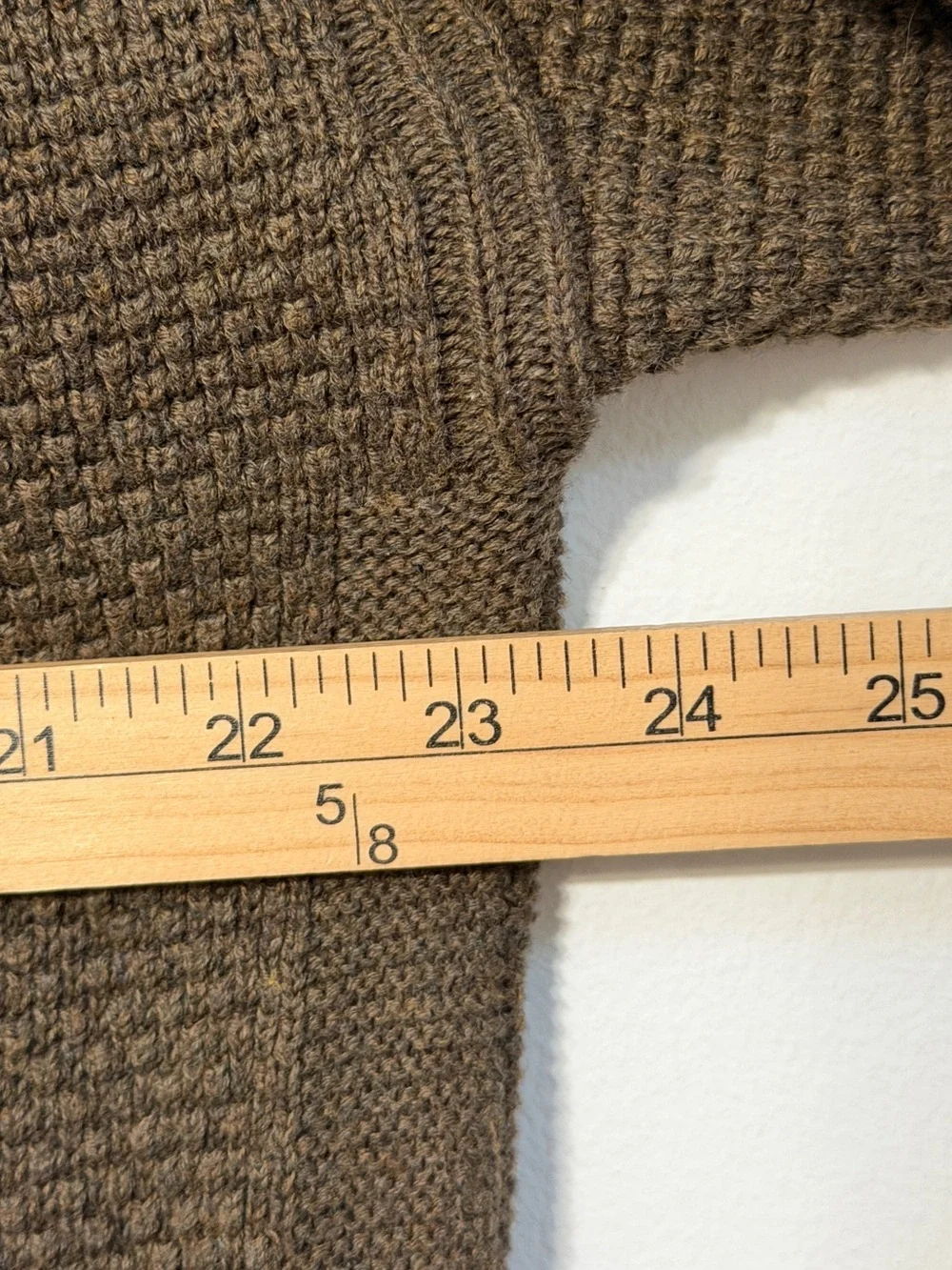 Free People Beach Turtleneck Knit Sweater Size Small Oversized Brown Fall